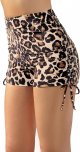 Women's Leopard Swim Shorts High Waist Swimsuit Bottoms