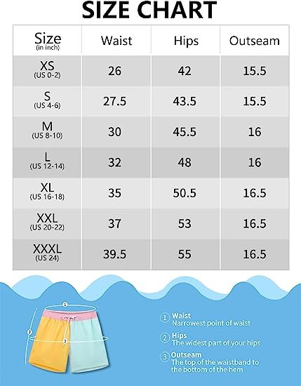 Women's Beach Shorts Quick Dry Summer Sports Drawstring Beach Briefs