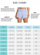Women's 3 Inch High Waist Swim Shorts V Front Panel Shorts Lined Quick Dry